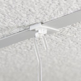 GeckoTeq 2kg Ceiling mini Clamp white plastic - per one