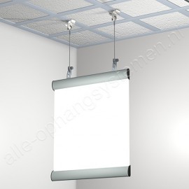 GeckoTeq Ceiling clip White Plastic - 5kg